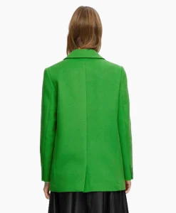 Selected Femme Blazer Sasja Wool B Groen