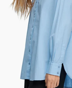 Selected Femme Blouse Dina-Sanni Ls Shirt Noos Blauw