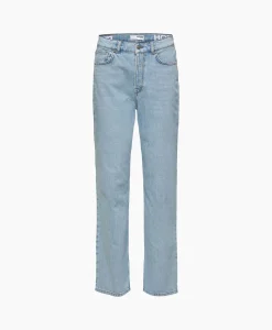 Selected Femme Jeans Alice-N Hw Wide Lon Sky Blue Jea Licht Blauw