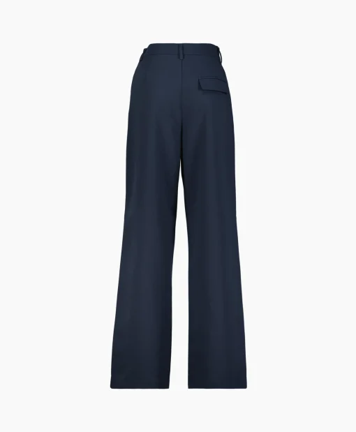 Selected Femme Pantalon Blake Hw Pant Ex Donker Blauw