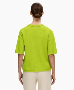 Selected Femme Pullover Maline-Liliana 2/4 Knit O-Neck N Groen