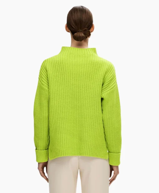 Selected Femme Pullover Selma Ls Knit Noos Groen