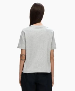 Selected Femme Selected Femme T-Shirt Essential Ssboxy Tee Noos Licht Grijs