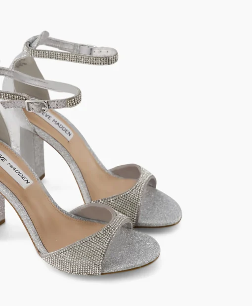 Steve Madden Sandaal Met Hak Capsule-R Zilver