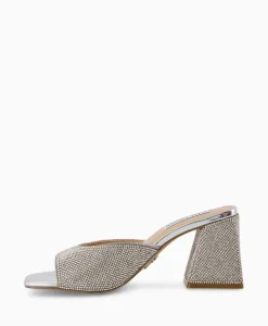 Steve Madden Sandaal Met Hak Glowing-R Zilver