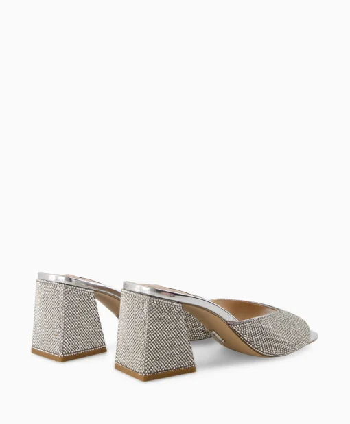 Steve Madden Sandaal Met Hak Glowing-R Zilver