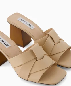 Steve Madden Sandaal Met Hak Amsterdam Beige