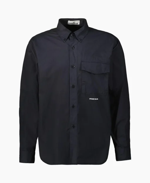 Stone Island Overshirt 11705 Donker Blauw