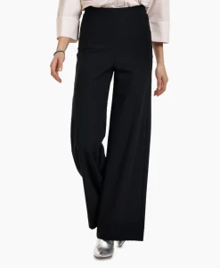 Studio Anneloes Broek Alex Bonded Mesh Trousers Zwart Dessin