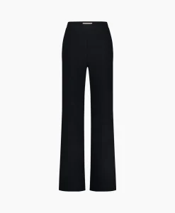 Studio Anneloes Broek Alex Bonded Mesh Trousers Zwart Dessin