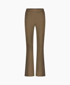 Studio Anneloes Broek Flair Bonded Trousers Bruin Dessin