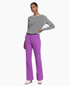 Studio Anneloes Broek Flair Bonded Trousers Paars