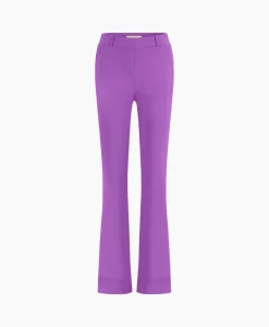 Studio Anneloes Broek Flair Bonded Trousers Paars