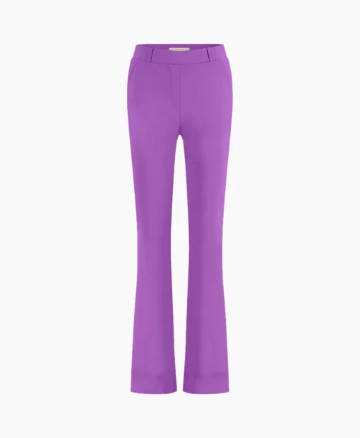 Studio Anneloes Broek Flair Bonded Trousers Paars