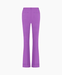 Studio Anneloes Broek Flair Bonded Trousers Paars