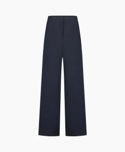 Studio Anneloes Broek Holly Bonded Trousers Donker Blauw