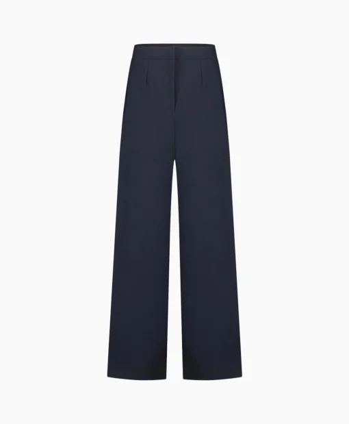 Studio Anneloes Broek Holly Bonded Trousers Donker Blauw