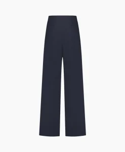 Studio Anneloes Broek Holly Bonded Trousers Donker Blauw