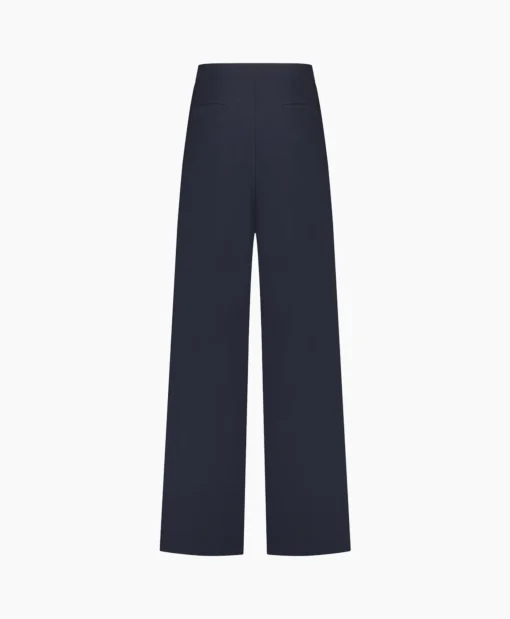 Studio Anneloes Broek Holly Bonded Trousers Donker Blauw