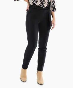 Studio Anneloes Broek Katlyn Shiny Bnd Trousers Zwart