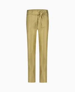 Studio Anneloes Broek Mita Faux Leather Trousers Goud