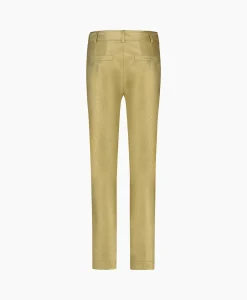 Studio Anneloes Broek Mita Faux Leather Trousers Goud