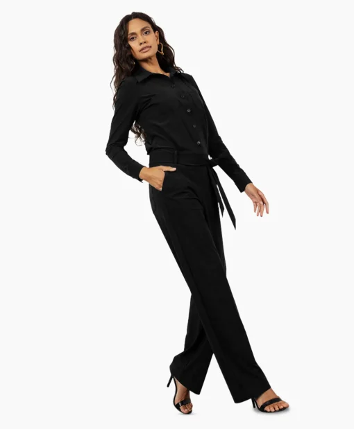 Studio Anneloes Jumpsuit Angel Ls Zwart Dessin