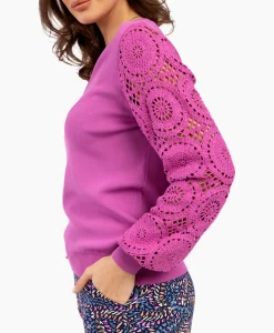 Studio Anneloes Pullover Dinah Crochet Roze