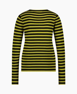 Studio Anneloes Pullover Luna Stripe Zwart Dessin