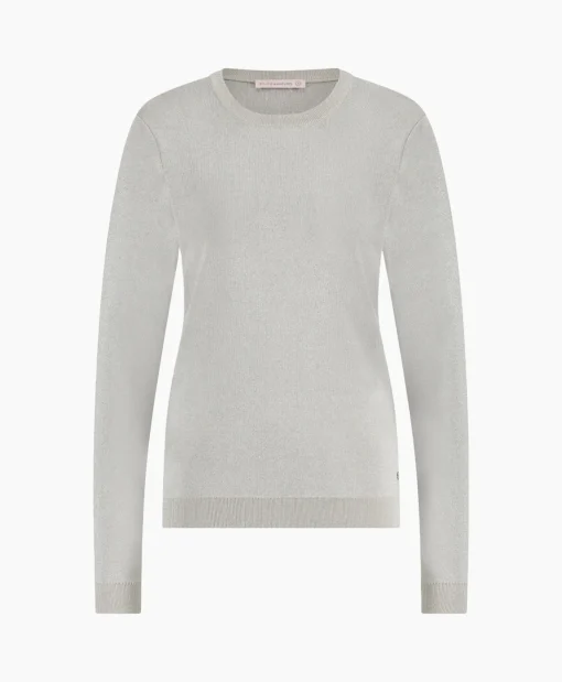 Studio Anneloes Pullover Luna Lurex Off White