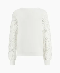 Studio Anneloes Pullover Dinah Crochet Off White