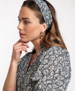 Studio Anneloes Shawl Hairscarf Daisy Crepe Blauw