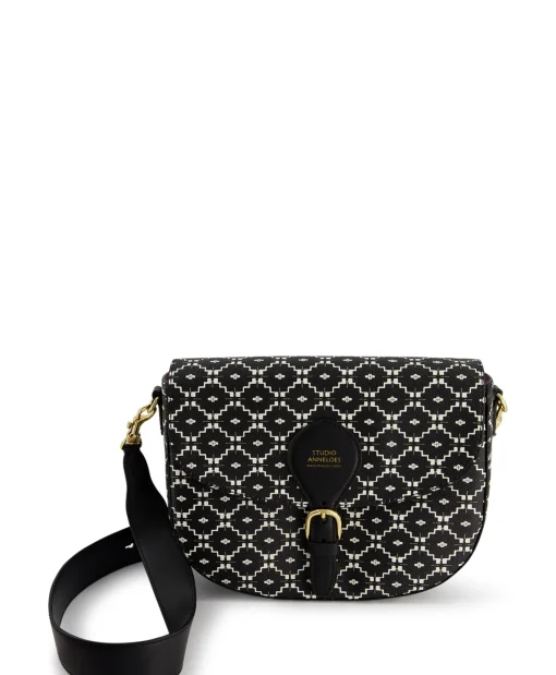 Studio Anneloes Tas Crossbag Sa Print Zwart