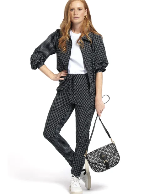 Studio Anneloes Tas Crossbag Sa Print Zwart