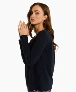 Studio Anneloes Top & T-Shirt Lesley Shirt Donker Blauw