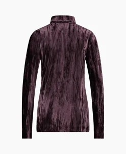 Studio Anneloes Top Avril Ls Velvet Bruin