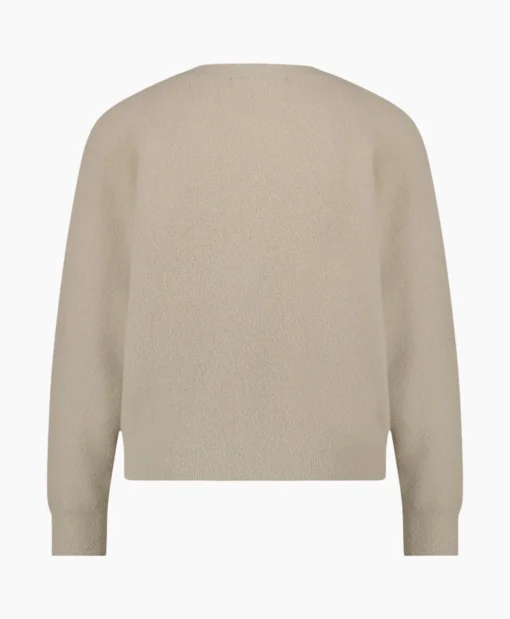 Studio Anneloes Vest Olivian Soft Cardigan Zand