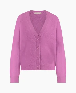 Studio Anneloes Vest Olivian Soft Cardigan Lila