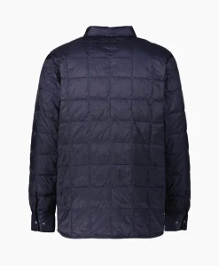 Taion Jack W-Pocket Down Shirts Donker Blauw