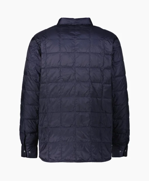 Taion Jack W-Pocket Down Shirts Donker Blauw