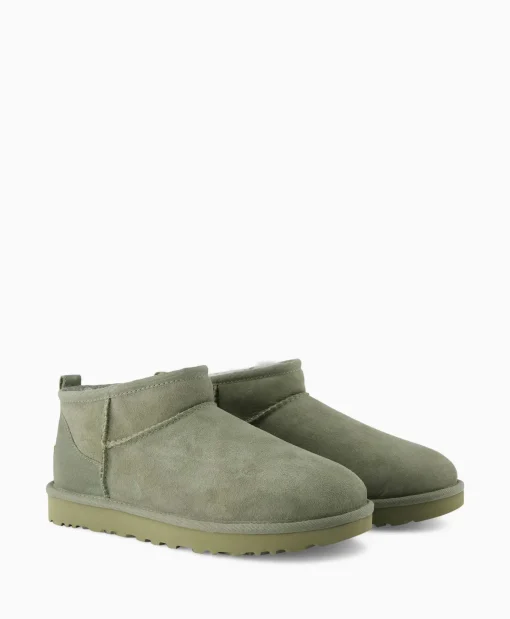 Ugg Enkellaars Winterboot Classic Ultra Mini Khaki