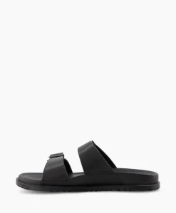 Ugg Sandaal Wainscott Buckle Slide Black Jeans