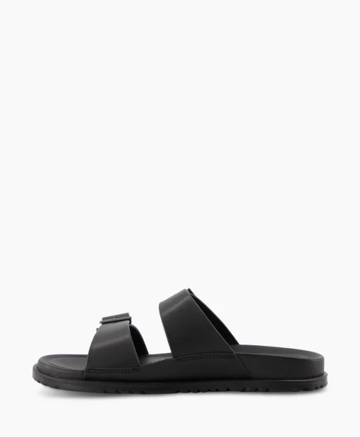 Ugg Sandaal Wainscott Buckle Slide Black Jeans