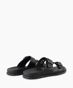 Ugg Sandaal Wainscott Buckle Slide Black Jeans