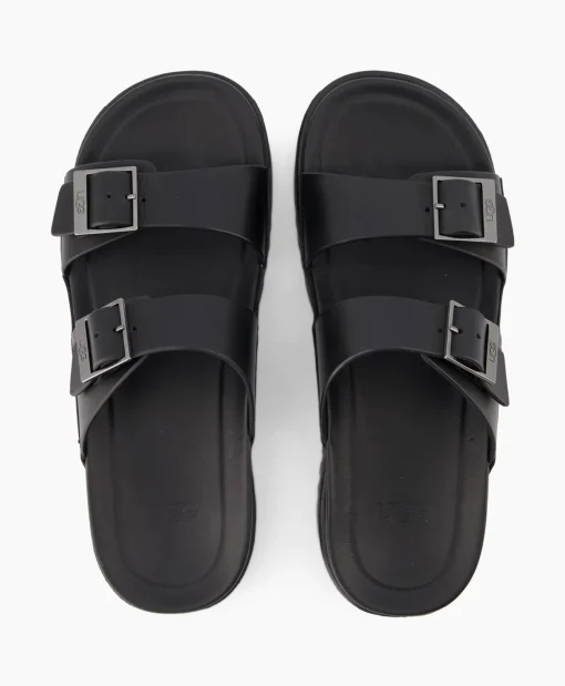 Ugg Sandaal Wainscott Buckle Slide Black Jeans