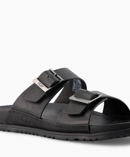 Ugg Sandaal Wainscott Buckle Slide Black Jeans