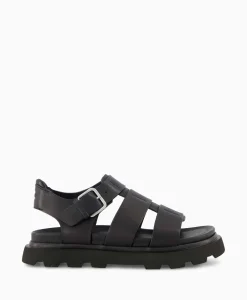 Ugg Sandaal Zonder Hak Capitelle Strap Zwart