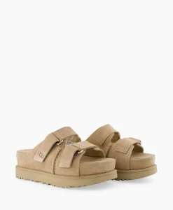 Ugg Sandaal Zonder Hak W Goldenstar Hi Slide Beige