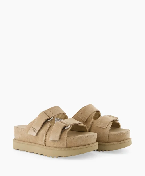 Ugg Sandaal Zonder Hak W Goldenstar Hi Slide Beige