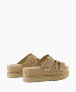 Ugg Sandaal Zonder Hak W Goldenstar Hi Slide Beige
